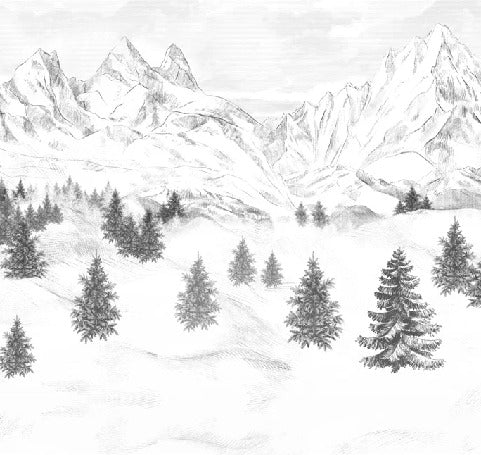 Papier peint Aiguilles d'Arves