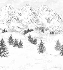 Sfondo della montagna di Chamonix