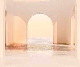 Papier peint panoramique design sunset arch, XXL, tendance