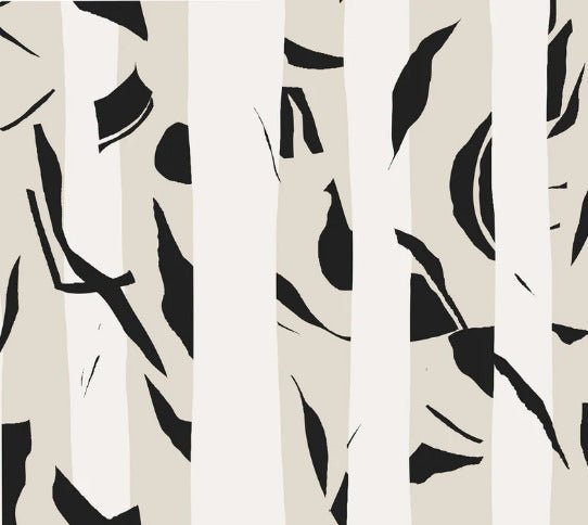 Papier peint rayure bichrome