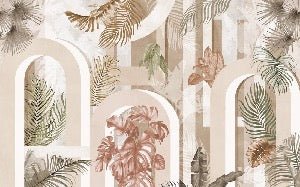 Papier peint tendance arche sépia, XXL, tendance