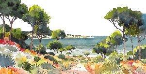 Papier peint panoramique air estival, XXL, tendance