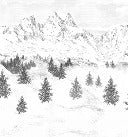 Carta da parati Aiguilles d'Arves