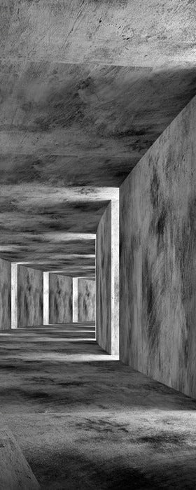 Papier peint trompe l'oeil 3D industriel, XXL, tendance