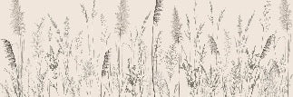 Papier peint panoramique prairie sauvage