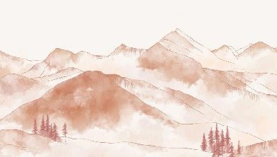 Papier peint montagne chaine des Aravis, XXL, tendance
