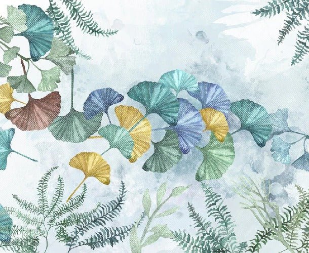 Papier peint panoramique ginkgo biloba japon, XXL, tendance