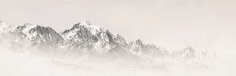 Tapete Mont Blanc im Sepia-Nebel