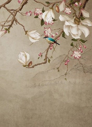 Papier peint salle de bain Romantique bird, XXL, tendance