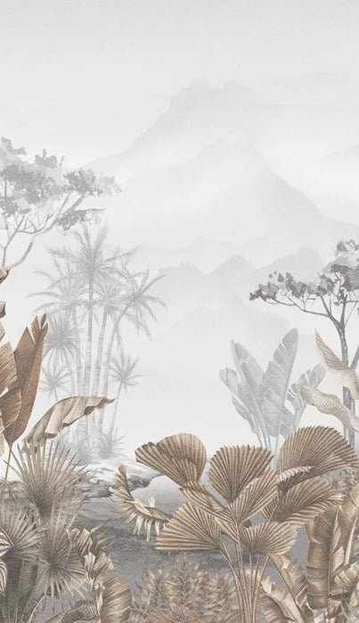 Tapete Trend Tropical Sepia