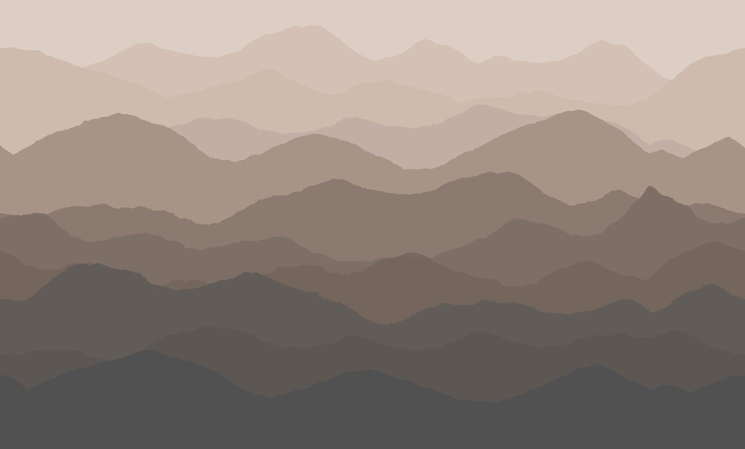 Papier peint salle de bain dunes terracotta, mural concept, tendance