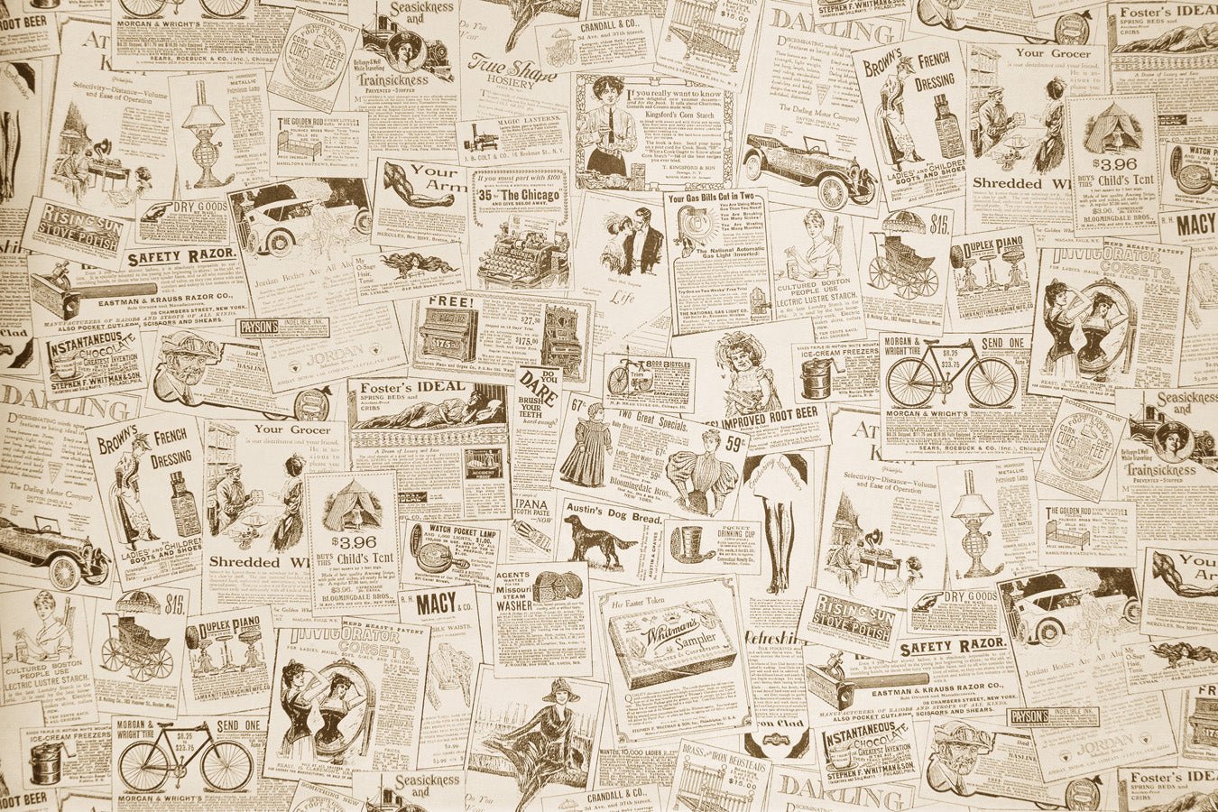 Papier peint Journal, mural concept, tendance