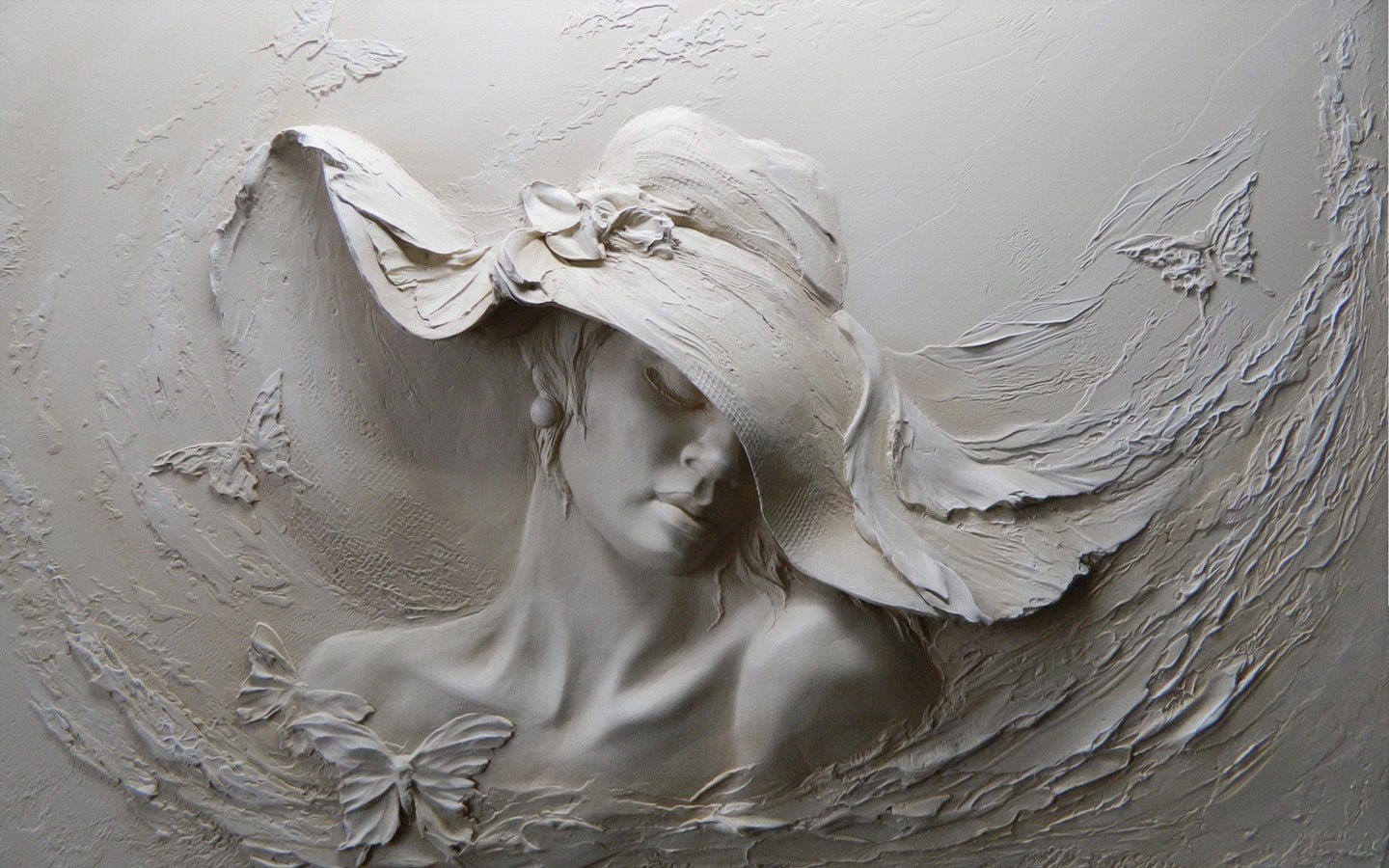 Papier peint Woman Sculpt, mural concept, tendance