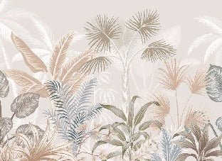 Papier peint panoramique jungle terracotta, XXL, tendance