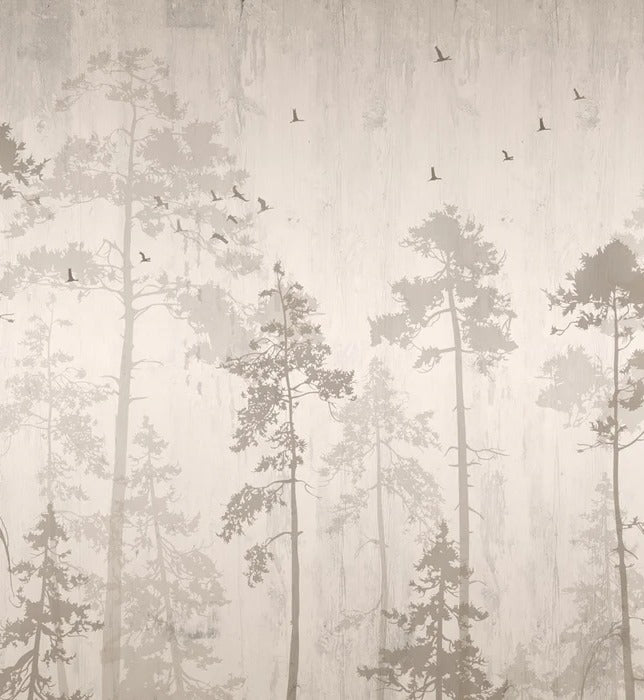 Carta da parati foresta autunnale