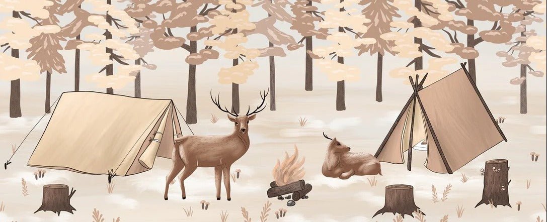Scandinavian children's wallpaper Swedish fairyland