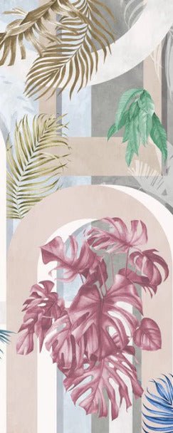 Papier peint tendance arche colorée, XXL, tendance