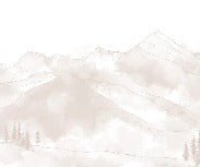 Papier peint panoramique Aravis beige