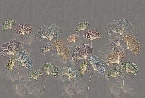 Papier peint panoramique ginkgo asie tendance