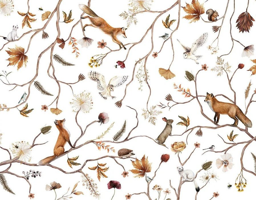 Papier peint enfant forêt aventure, XXL, tendance