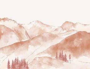 Papier peint montagne chaine des Aravis