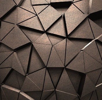 Papier peint 3D black perspective rouille, XXL, tendance