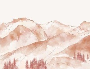 Papier peint montagne chaine des Aravis