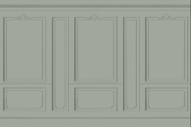 Papier peint Haussmann Vert de gris