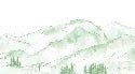 Papier peint montagne chaine des Aravis vert clair
