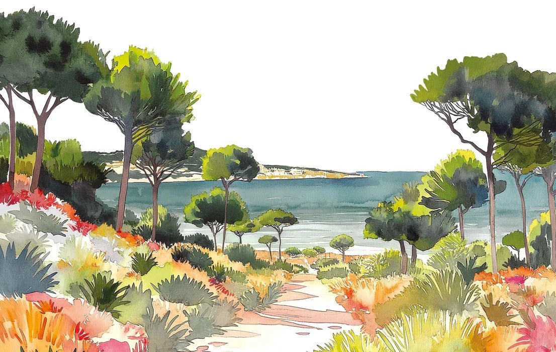 Carta da parati panoramica estiva