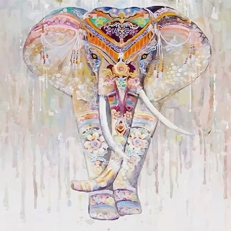 Papier peint Eléphant Boho Indien, XXL, tendance