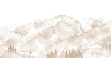 Papier peint panoramique Aravis sépia