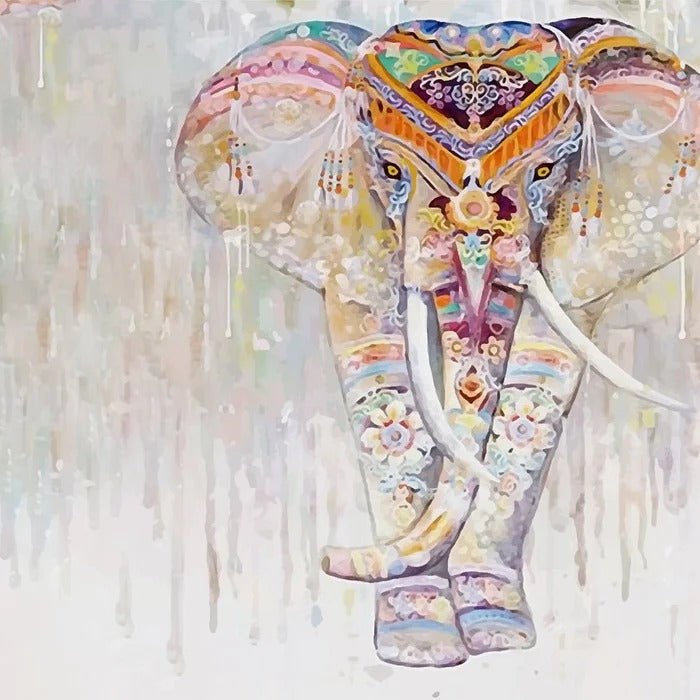 Papier peint Eléphant Boho Indien