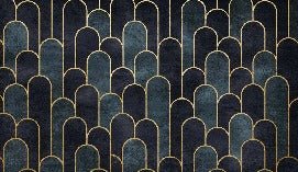 Papier peint dark blue chic, XXL, tendance