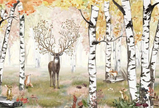 Papier peint enfant forêt magique, XXL, tendance