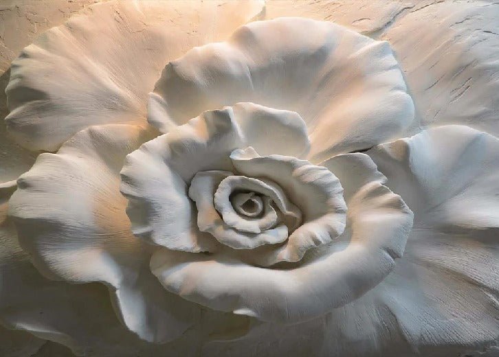 Papier peint Flower Sculpture 3D