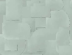 Papier peint panoramique découpé vert, XXL, tendance