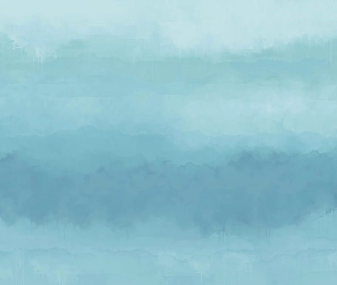 Panorama-Tapete mit blauem Farbverlauf
