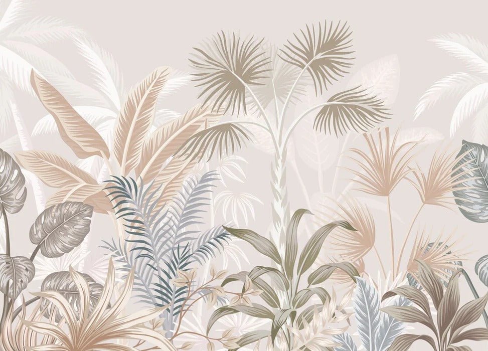 Papier peint panoramique jungle terracotta, XXL, tendance