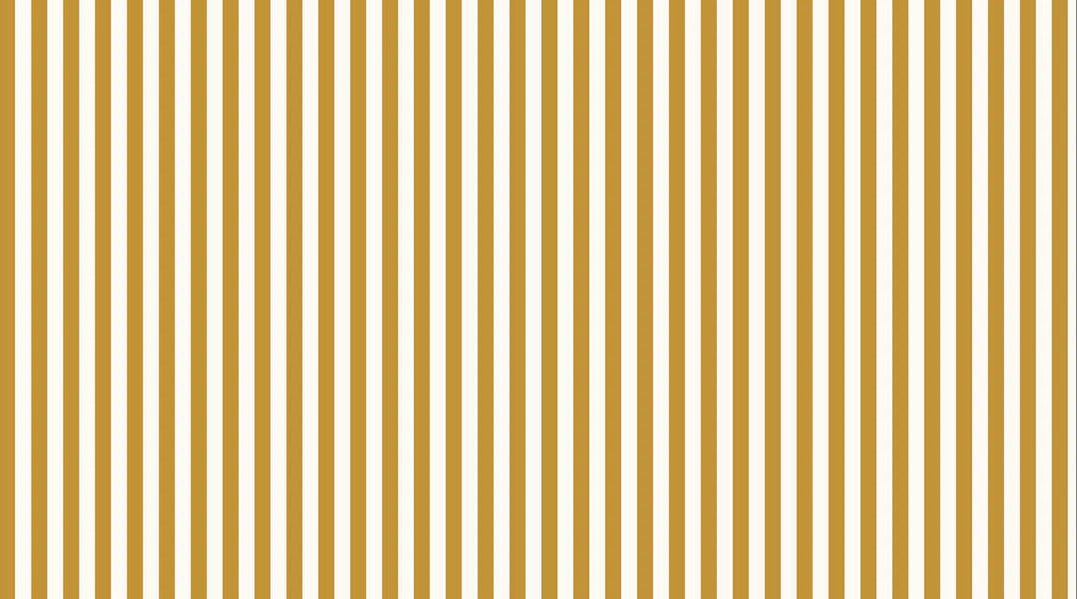 Mustard yellow retro stripe wallpaper