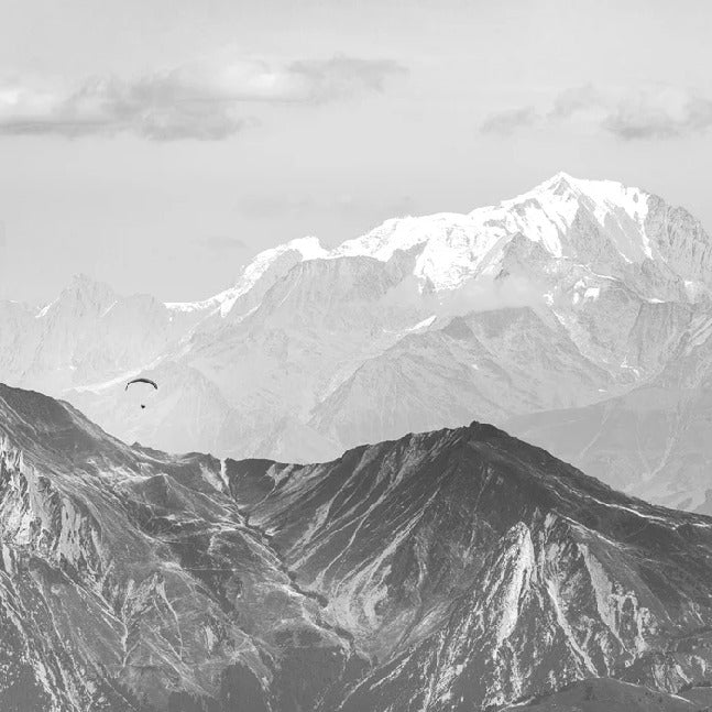 Papier peint salle de bain montagne ciel des aravis, XXL, tendance