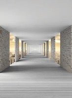 Papier peint trompe l'oeil New York Hall, XXL, tendance