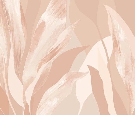 Papier peint étoffe florale nude