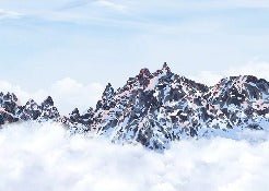 Papier peint Mont Blanc toile des Cimes