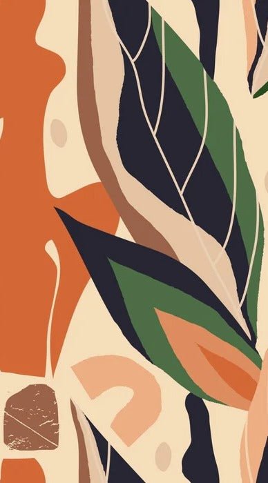 Carta da parati astratta per piante