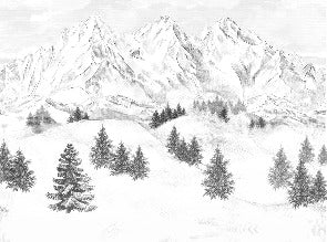 Sfondo della montagna di Chamonix