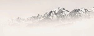 Tapete Mont Blanc im Sepia-Nebel