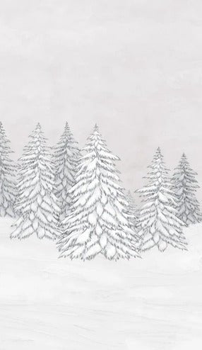 Papier peint montagne télécabine rouge, XXL, tendance