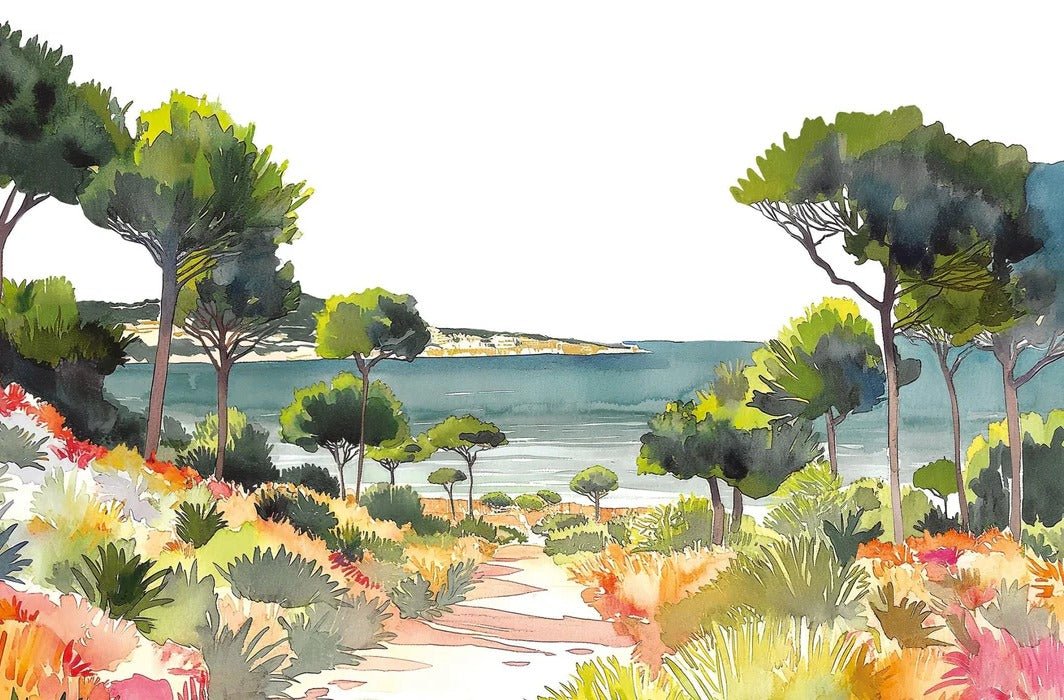 Carta da parati panoramica estiva