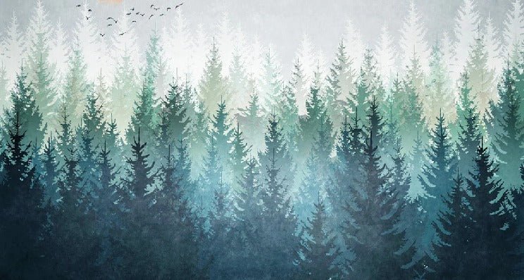 Abstract Canadian forest wallpaper